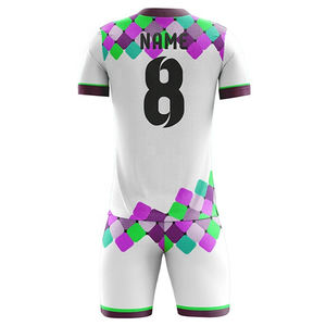 Nouveauté, uniforme de football professionnel de haute qualité, respirant, logo personnalisé, 100% polyester, kit d'équipe unisexe pour adultes - Product Image 4