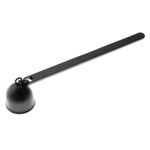 Bougeoirs avec manche en bois noir en métal, chandelier - Product Image 4