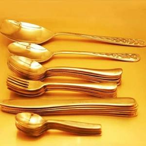 Utilisation de mariage royal pour cuillère en laiton et table à manger personnalisé petit cadeau coréen cuillère de cuisine en laiton à bas prix - Product Image 3