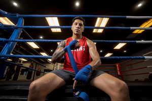 Vendaje de envoltura interior directo de fábrica, longitud personalizada, Color sólido, Protector de puño de boxeo, uso de protección MMA barato - Product Image 2