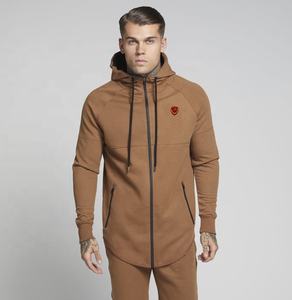 Sudadera con capucha de color Beige, con cremallera negra, fabricante de Hawk Eye Sports ( PayPal verificada) - Product Image 1