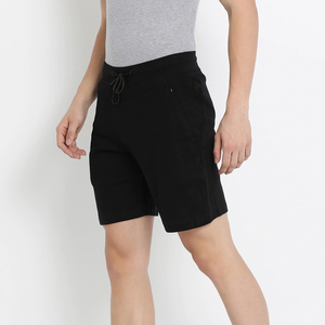 Whole Sale New Style Solid <b>Black</b> Custom Logo Men <b>Shorts</b> - Product Image 2