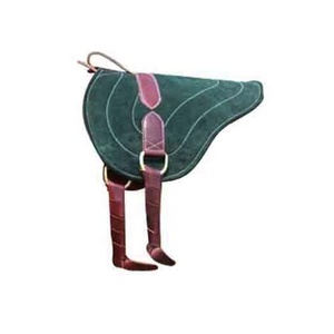 Bareback Saddle Pad en cuir suédé. - Product Image 2