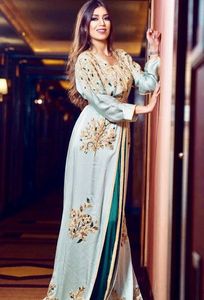 Caftán para boda y fiesta, vestido con adornos elegantes, cuentas de cristal, trabajo de piedra, nuevo, 2021 - Product Image 2