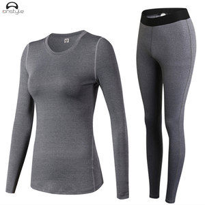 Ensemble de survêtement de sport pour femmes, coupe-vent d'hiver, grande taille, logo personnalisé, entraînement en salle de sport, course à pied, fitness, léger, respirant - Product Image 3