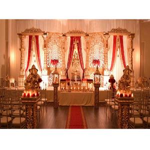 Lavish Tamil etapa de Ceremonia de boda de gran del sur de la India boda montaje Maharashtra interior Devdas boda etapa de decoración - Product Image 1