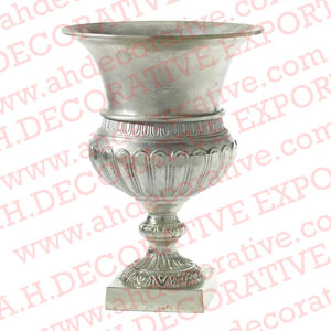 Urne en métal de haute qualité, design gaufré fait à la main, vase moderne, jardinière pour centre de table de mariage, décoration de jardin A.H. Décoratif - Product Image 3