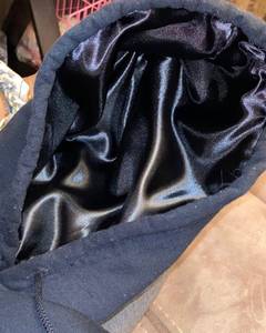 Sweat-shirt molletonné avec Logo personnalisé, sweat en soie de luxe, 100% coton, avec housse lourde brodée, pour hommes, tricot intérieur en Satin, haute qualité - Product Image 4