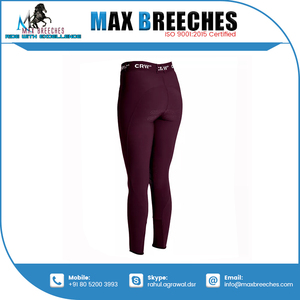 Logo personnalisé du fabricant Jodhpurs culotte équestre élégante à siège complet avec impression en silicone approvisionnement en vrac pour l'équitation - Product Image 6