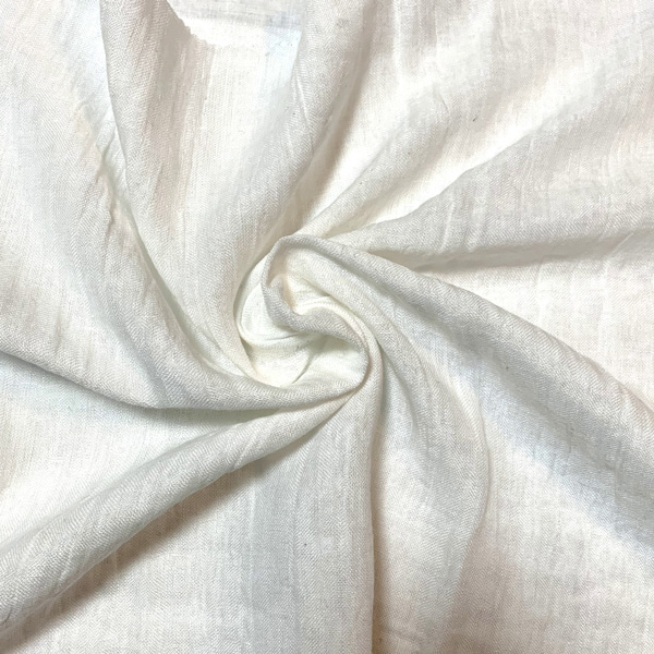 Двухтканевая однотонная японская ткань из хлопка и льна цвета индиго OA2895