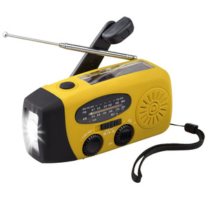 Khẩn Cấp Năng Lượng Mặt Trời Hand Crank Đài Phát Thanh Torch Power <span class=keywords><strong>Charger</strong></span> Động Đất Survival Kits - Product Image 3