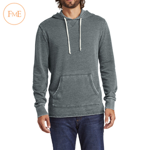 Sudaderas con capucha personalizables de poliéster 100% con mangas completas suaves, bolsillos con cordones, marca OEM para invierno - Product Image 1