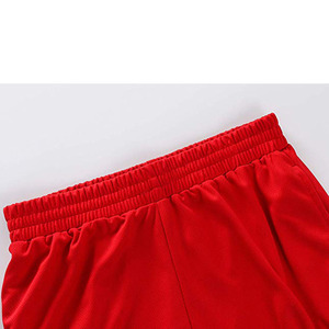 Pantalones Cortos de Baloncesto Transpirables de Color Rojo Liso para Hombre 2026 - Product Image 3