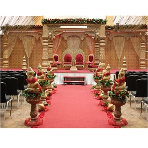 Ensemble traditionnel de grands Mandap de mariage, ensembles de Mandap en plein air de mariage, Grand doré, à la mode, royaume-uni - Product Image 1