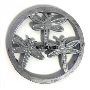 Handmade Designer <b>Gold</b>-Finished round Metal Trivet Classic Stylish Fancy Trivet with Carton Packing - Product Image 6