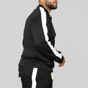Sudadera unisex con cremallera de un cuarto, estilo urbano, conjunto deportivo con dobladillo acanalado, transpirable, para invierno, tallas grandes, maternidad - Product Image 3