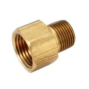 Laiton 1/4 "3/8" 1/2 "connexion rapide femelle à mâle adaptateur fileté connecteur plomberie gaz BSPT raccords de tuyauterie Standard - Product Image 2