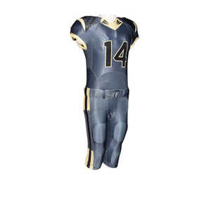 Uniforme de fútbol americano de diseño personalizado, transpirable, cómodo, a la moda, el mejor equipo juvenil de sarga - Product Image 5