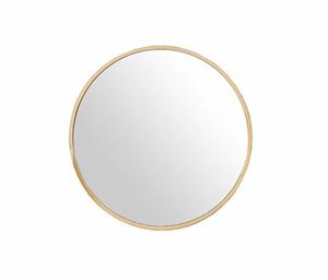 กระจกติดผนังกรอบทองเหลืองทรงกลม ตกแต่งสไตล์มินิมอล หนา 4.0 มม. - Product Image 1
