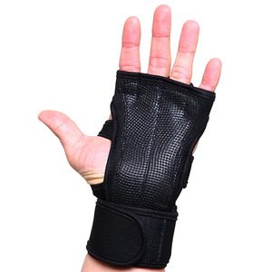 Guantes de gimnasio para hombre, venta al por mayor, guantes de ejercicio para levantamiento de pesas, guantes antideslizantes de silicona para entrenamiento con pesas - Product Image 3