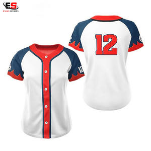 Uniforme de Béisbol Personalizado Azul y Blanco para Mujer, Ropa Deportiva Sublimada, Pantalones Cortos Lisos, 100% Poliéster - Product Image 4