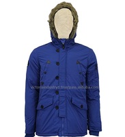 Dernier style de veste d'hiver unisexe, parka en velours côtelé respirant, capuche en fausse fourrure, fermeture éclair imperméable, fermeture éclair écologique, taille plus