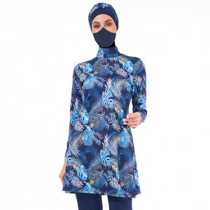 Maillots de bain imprimés sur tout le design personnalisé à la mode vêtements de plage pour femmes musulmanes maillot de bain tissu imperméable femmes - Product Image 2