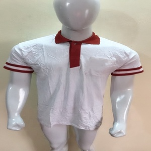 Polos pour hommes personnalisés de couleur différente avec col et manchettes OEM - Product Image 3