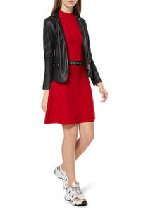 Veste à fermeture éclair unisexe, décontractée, en peau d'agneau véritable, de couleur noir, à la mode, disponible en toutes les couleurs - Product Image 2