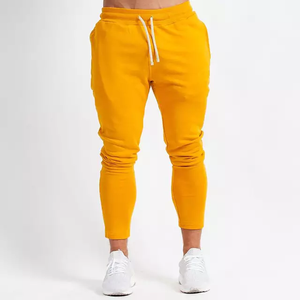 Pantalones de chándal informales ajustados al por mayor para hombre, ropa deportiva de algodón gris jaspeado personalizada de talla grande, gris antiarrugas - Product Image 6