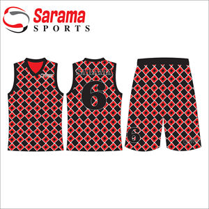 Uniformes de basket-ball Prix d'usine Maillot de basket-ball coloré Nouveaux uniformes de basket-ball AVEC LOGO PERSONNALISÉ ET IMPRESSION, - Product Image 1