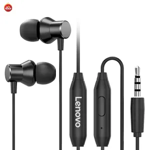 Original brand Lenovo HF130 Earphone Top Sell Amazon fashion design headphone in-ear Hifi sound quality headset for mobile phone