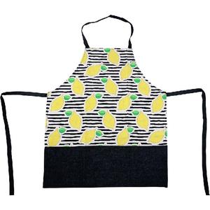 Unisex negro cocina artesanía hornear restaurante 100% algodón orgánico GOTS certificado ajustable lindo conejo de dibujos animados delantal de cocina - Product Image 1