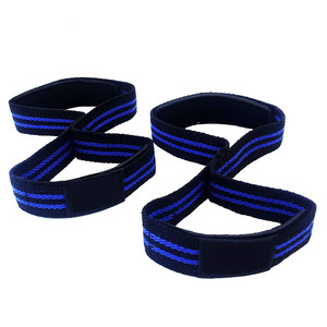 Figura 8 Heavy Duty Gym Fitness Levantamiento de pesas Muñequera Correa 5kg para entrenamientos de levantamiento de pesas Sialkot - Product Image 1