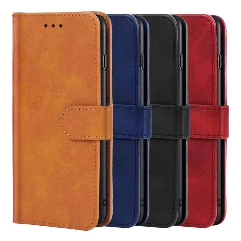 In Stock Stand Design Leather Phone Case With Card Slot And Wallet For Huawei nova 9