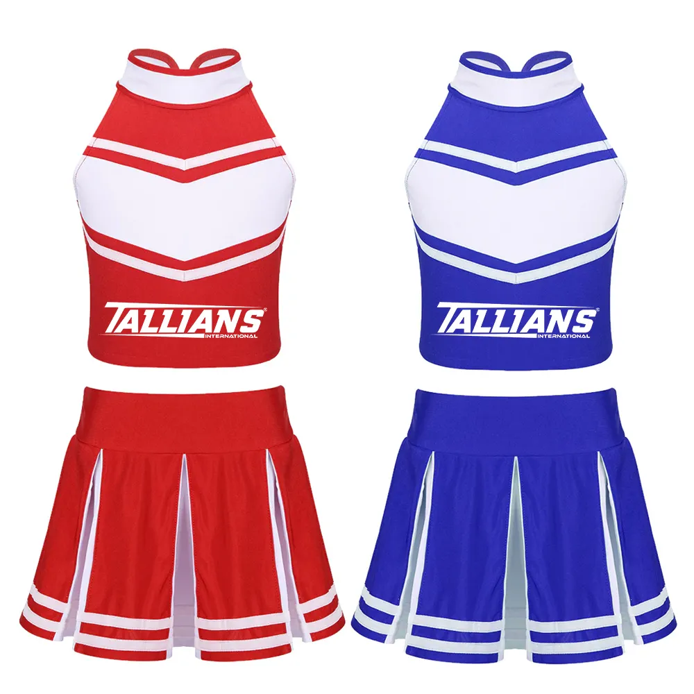 Meisjes Uniform Cheerleader Kostuum, 100% <span class=keywords><strong>Aangepaste</strong></span> <span class=keywords><strong>Cheerleading</strong></span>