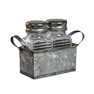 Juego de Salero y Pimentero Galvanizado de Calidad Exclusiva, Tamaño y Forma Personalizados, Juego de Salero y Pimentero para Almacenamiento en la Cocina, al por Mayor - Product Image 1