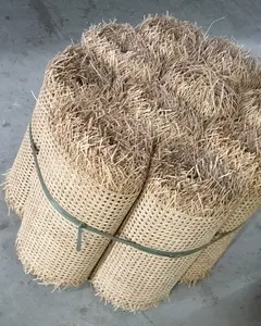 Fransa doğal Rattan kamışı malzemeleri dokuma örgü Cannage rulo