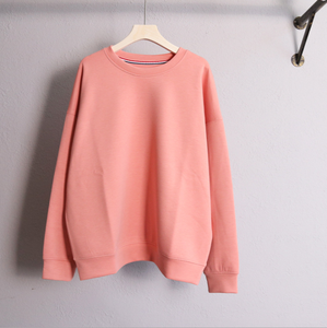 Sudadera con capucha y cuello redondo de rizo, nueva moda, nueva moda, personalizada, sin capucha - Product Image 4