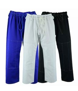 Pantalons de Jiu-Jitsu vierges, tailles personnalisées, broderies, patchs, haute qualité, 100% coton, respirants, séchage rapide, prix abordable, fabriqués au Pakistan - Product Image 1