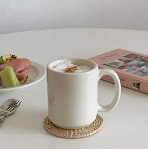 Ensemble de 5 sous-verres bruns de forme ronde pour thé et café Design fabuleux Taille personnalisée idéale pour les ustensiles de cuisine et les tables - Product Image 2