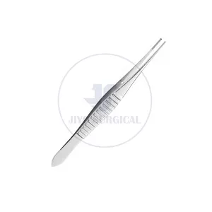 Cơ bản phẫu thuật thép không gỉ mạ vàng forceps 1x2 răng 15cm CE chứng nhận với giá cả cạnh tranh