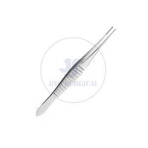 Gillies Forceps Instrumento quirúrgico de acero inoxidable para sutura y manejo de tejidos 1x2 dientes Certificado CE ISO - Product Image 1