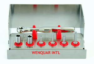 Wenquar ชุดไดรเวอร์ฝังฟันแบบหลายหัวหกเหลี่ยมขนาดเล็กยาวสั้นอะแดปเตอร์วงล้อตัวขยายแหล่งจ่ายไฟด้วยมือสแตนเลส - Product Image 3