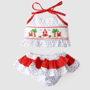 บิกินี่ผ้าฝ้าย100% สำหรับ Girls-BB1538บิกินนี่การ์ตูนชายหาดเล่นสนุกสุดหรู - Product Image 2