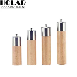 [Holar] Taiwan Made Wood Salt Grinder with Stainless Steel