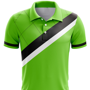 Venta caliente Color Logotipo de bordado personalizado camisas de Polo - Product Image 3