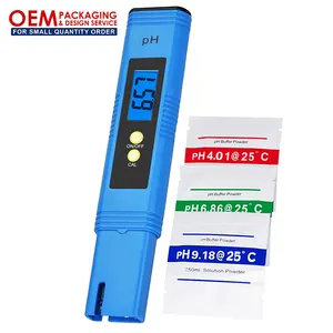 Digital pH Meter Water Quality Tester Three Points Automatic Calibration Aquarium Pool w/ Backlight (OEM Packaging Available)