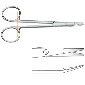 KILNER OPERATIVO TIJERAS RECTAS BLUNT/BLUNT 12CM Instrumentos Quirúrgicos Fabricante y Exportador - Product Image 2