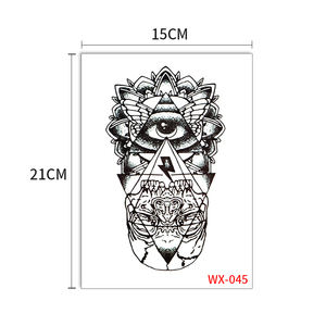 กันน้ำแฟชั่นภาพขนาดใหญ่รอยสักที่กำหนดเองชั่วคราว - Product Image 5